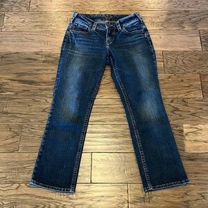 Silver Jeans Suki Capri Mid Rise Size 27